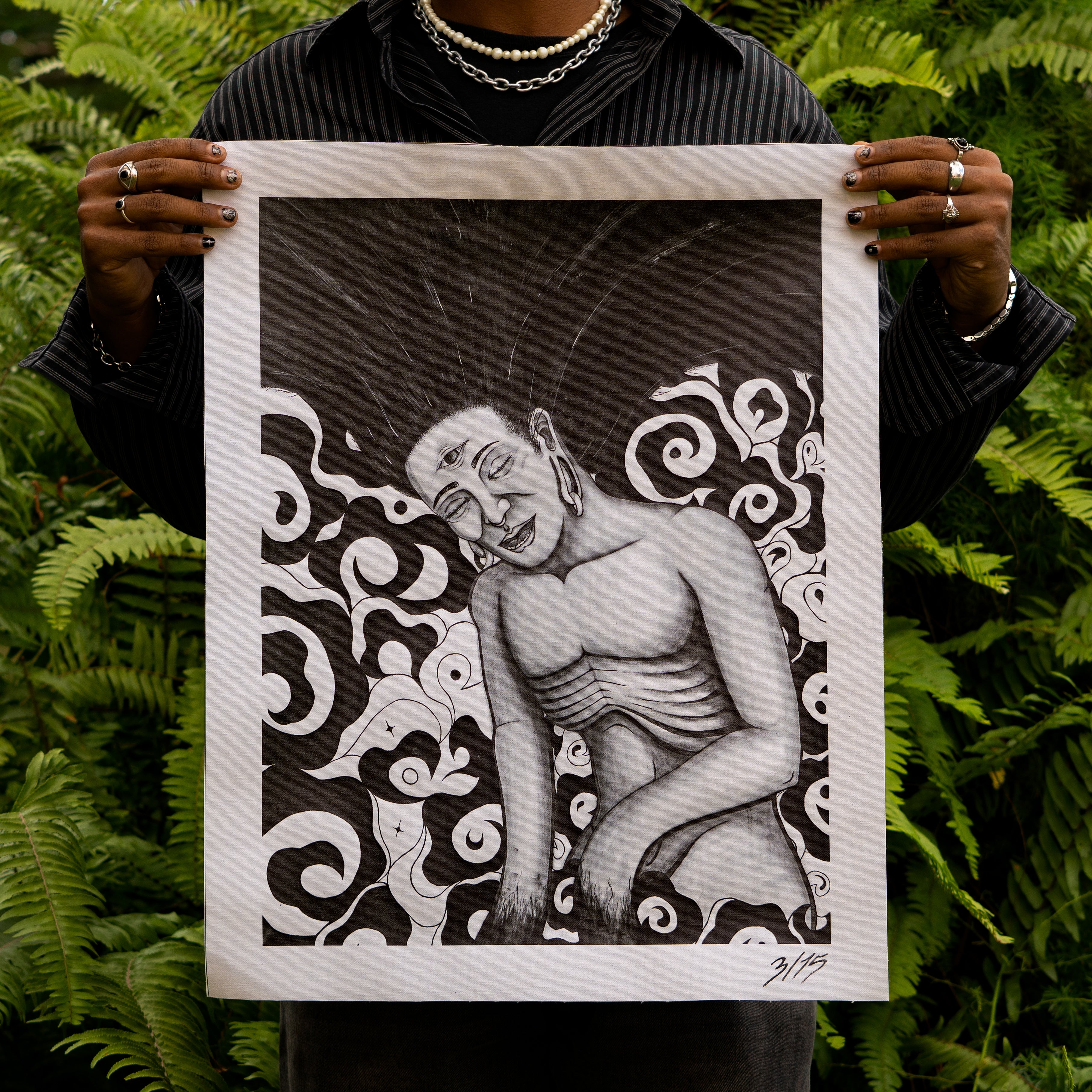 Fine art print - Mantener la paz dentro de todo mal (Pedro) - 15x20